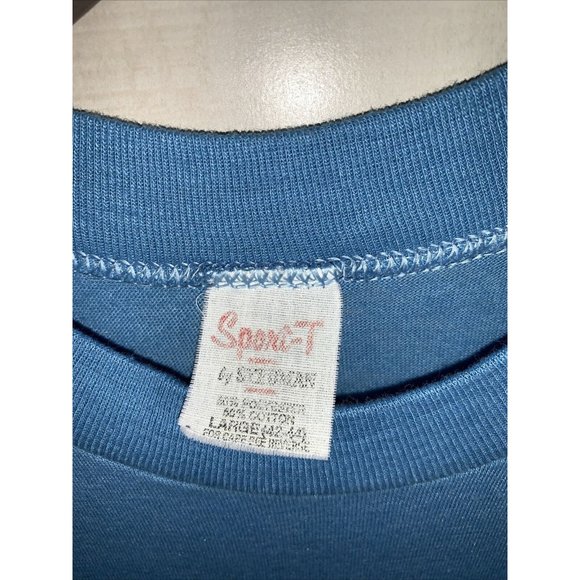 Stedman Shirts Vintage Sport T By Stedman Alaska Blue Graphic